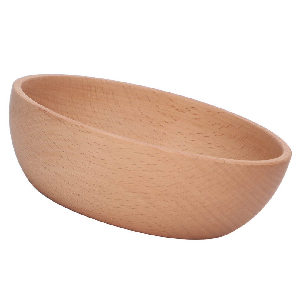 Round Wooden Bowl Household Beech Wood Bowl for Serving Salad Fruit Dip Sauce Snack Rice Pasta CerealMedium 15x4.5cm/5.90x1.77in-image-OPC-PHVQFKK-NEW
