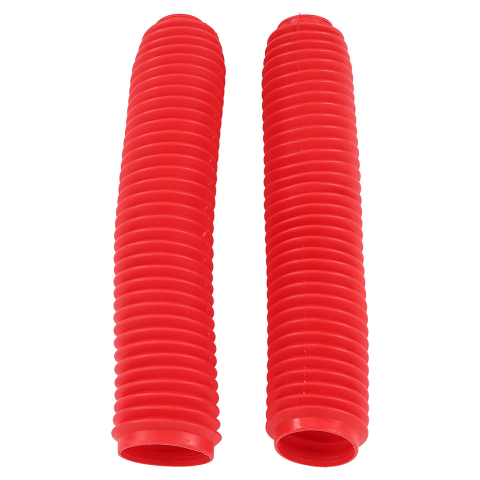 Pair Motorcycle Front Fork Shock Boots Dust Cover Replacement For Suzuki Rm125 Dr250 Drz400 400Red 7671321588220