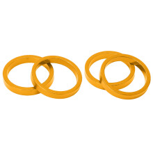 Entretoises de potence en aluminium, 4 pièces, adaptées pour fourche avant de 28,6 mm, VTT & vélo de route