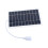 Panel solar USB 5V 2W, 400 mA, 98 g, negro compacto 8