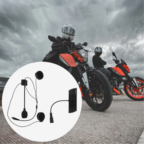 Oreillette Bluetooth ABS M7 500mAh pour moto 2