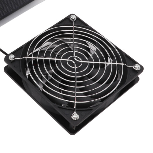 Kit ventole da pannello solare 10W USB+DC 215x185mm Verde 2