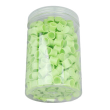 300 piezas de tazas de tinta de silicona para tatuajes 12x13mm verde