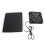 Kit ventole da pannello solare 10W USB+DC 215x185mm Verde 9