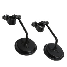 2 pièces de rétroviseurs ronds à 360 22/25 mm noir GN