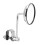 Motorcycle Rearview Mirror 360 Rotation Adjustable Handlebar Bracket for Retro Motorbikes 13