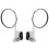 Motorcycle Rearview Mirror 360 Rotation Adjustable Handlebar Bracket for Retro Motorbikes 16