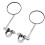Motorcycle Rearview Mirror 360 Rotation Adjustable Handlebar Bracket for Retro Motorbikes 2