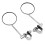 Motorcycle Rearview Mirror 360 Rotation Adjustable Handlebar Bracket for Retro Motorbikes 14