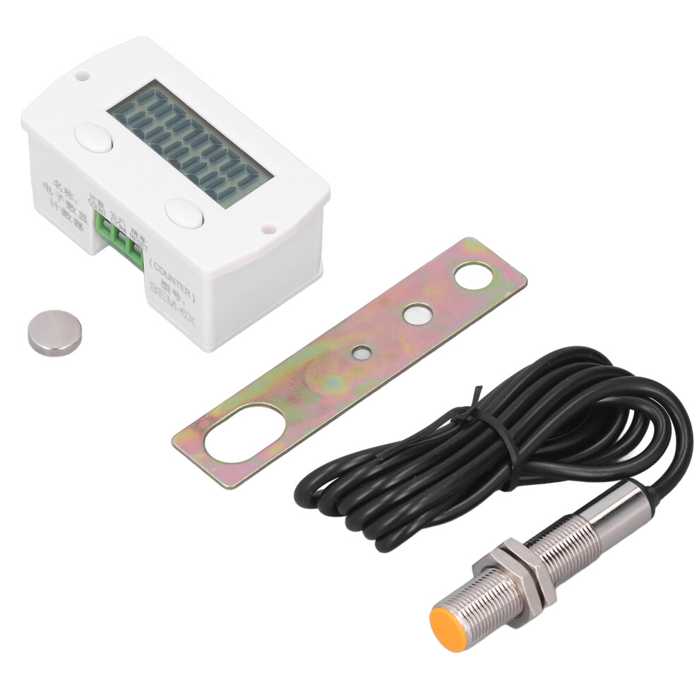 Berm 6 Digit Electronic Counter Mini Digital Magnetic Induction Counting Switch 0Â99999 9421321590864