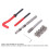 25 piezas kit de reparación de roscas M6x1.0mm acero inoxidable 3