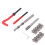 25 piezas kit de reparación de roscas M6x1.0mm acero inoxidable 14