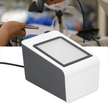 Scanner de codes-barres USB de bureau 0-350mm Blanc/Gris