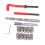 25 piezas kit de reparación de roscas M6x1.0mm acero inoxidable 15
