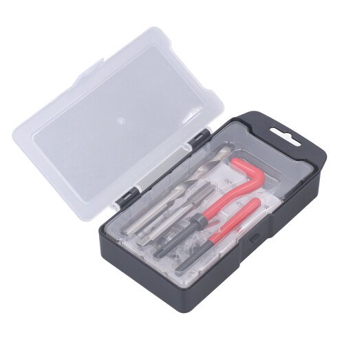 25 piezas kit de reparación de roscas M6x1.0mm acero inoxidable 1
