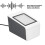 Scanner de codes-barres USB de bureau 0-350mm Blanc/Gris 6