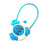 Combo Lock alliage de zinc 93x45x11mm bleu ciel 40g 3