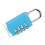 Candado codificado 67x28x14 mm azul cielo 60 g 8