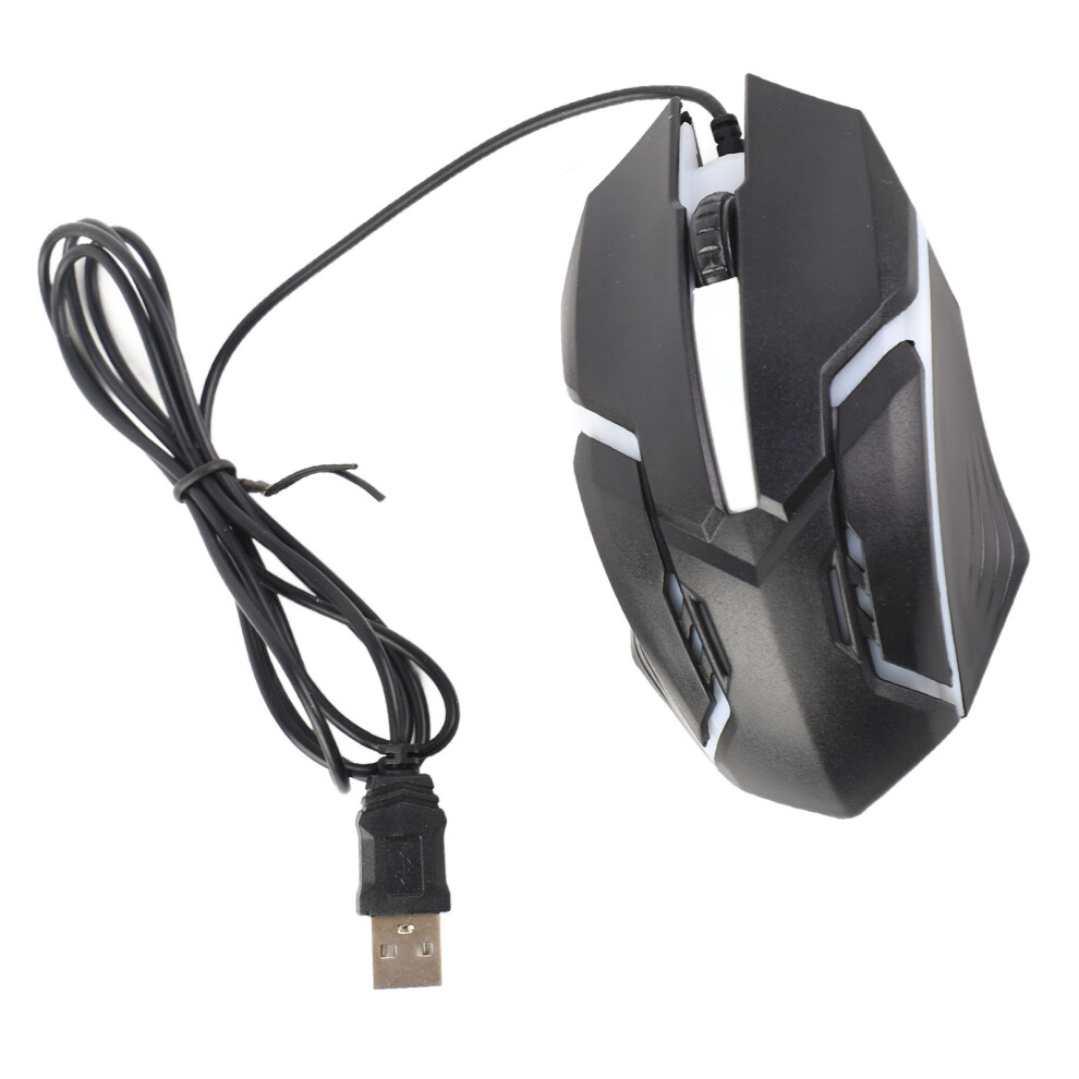 Rgb Gaming Mouse 800/1200 Dpi Sensitive Usb Gaming Mouse Wired For Desktop Computers Laptops 6931321592254