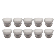 10 pièces de dômes pour appareil auditif 12x12x11mm silicone noir