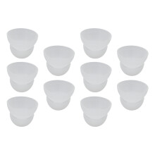 10 pièces de dômes d'aide auditive en silicone blanc, 12 mm / 0,5 po