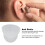 10 pièces de dômes d'aide auditive en silicone blanc, 12 mm / 0,5 po 12