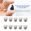 10 pièces/ensemble Dômes pour contrebasse 10 mm silicone noir 14