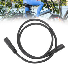 Cable de extensión impermeable de 5 pines para ciclocomputadora, 57 cm, negro