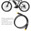 Cable de extensión de 3 pines para bicicleta eléctrica, ABS+Goma 12