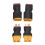 4 piezas de conectores XT60 hembra/macho a T hembra/macho negro RC 10