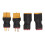 4 piezas de conectores XT60 hembra/macho a T hembra/macho negro RC 2
