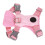 Chaleco multifuncional para mascotas talla M rosa arnés suave 7