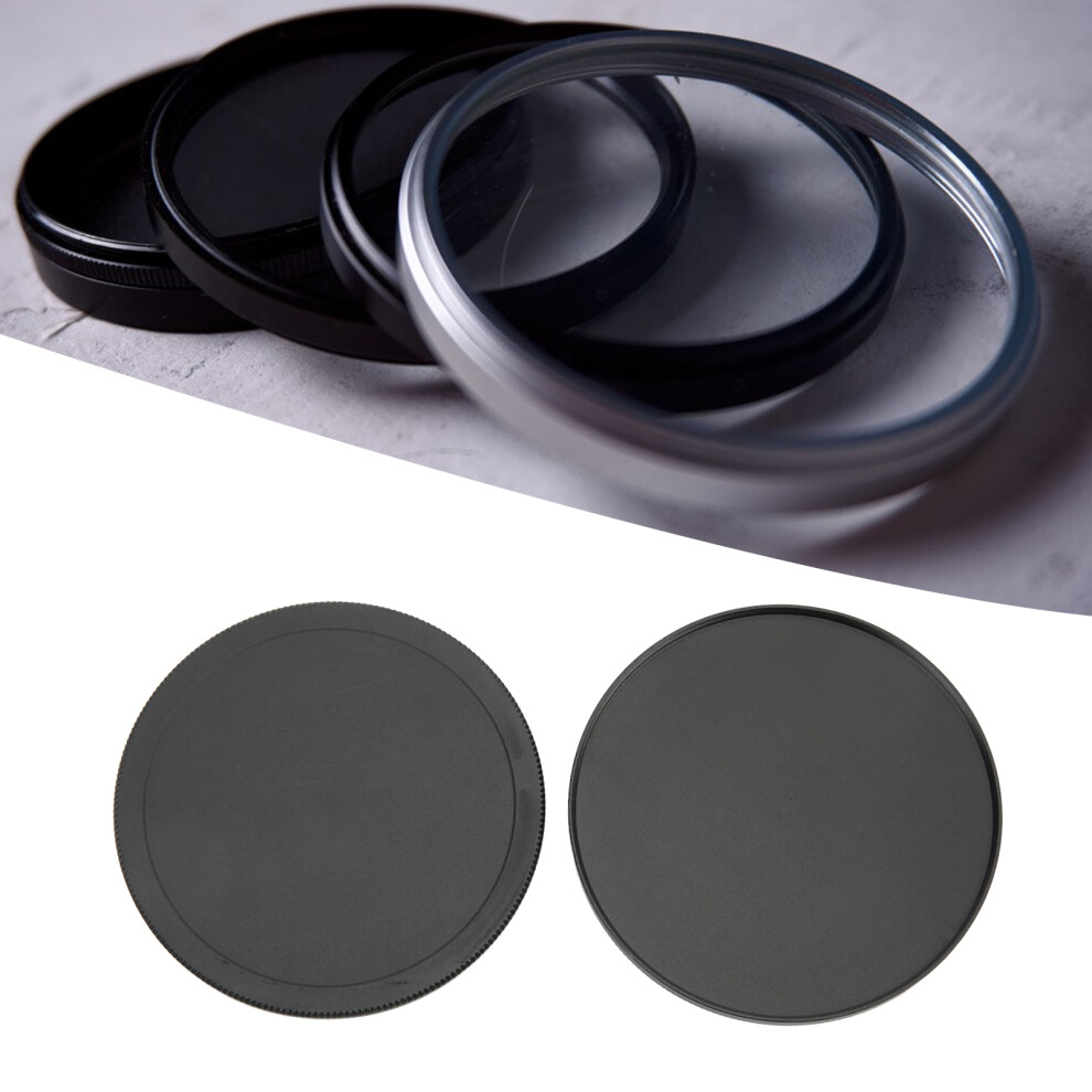 Camera Metal Filter Cover Slim Durable 82Mm/3.2In Dustproof Scratchproof Lens Filter Front Rear Cover For Uv Cpl Nd 9481321593562