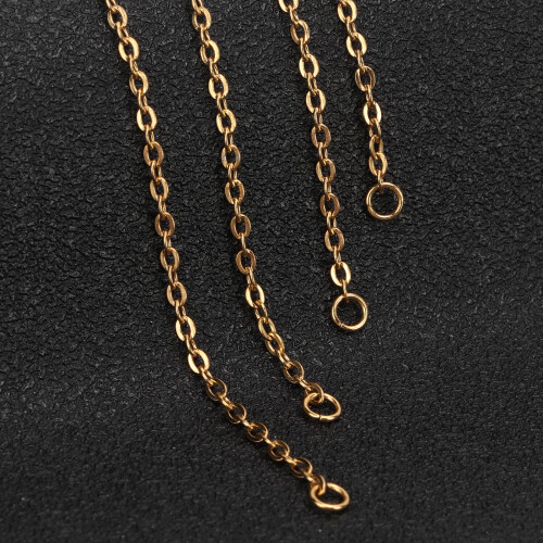 8 piezas de extensor, acero inoxidable dorado y plateado, 5.1-15.2cm 2
