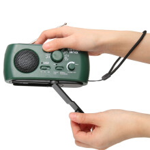 Radio de manivela 800mAh 145x70x40mm ABS 2W