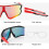 Occhiali da ciclismo con 2 lenti, 14355 mm, multicolore 2