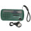 Radio solar multibanda 1200mAh 13,5x7x5 cm verde 2