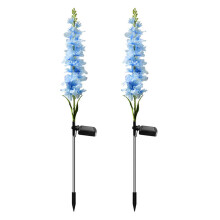 Lámpara solar para césped 75 cm/29.5 pulg. 600 mAh Amarillo/Azul/Rojo
