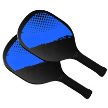 2 Racchette + 4 Palline Set da paddle 400x220x8mm 60mm Colori