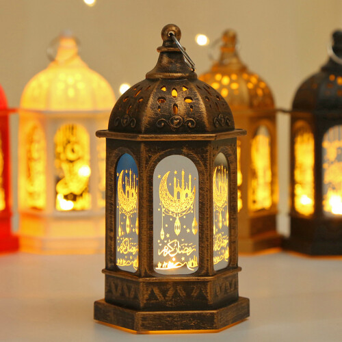 Lanterne LED du Ramadan - veilleuse 3x LR44 13x7 cm 2
