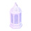 Lanterne LED du Ramadan - veilleuse 3x LR44 13x7 cm 2