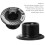 Vite della pedivella M18 in lega di alluminio nera 2.8cm 10
