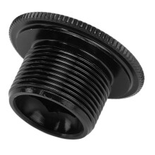 Tornillo de biela de aluminio M18 para bicicleta 12 g 2,8 cm negro