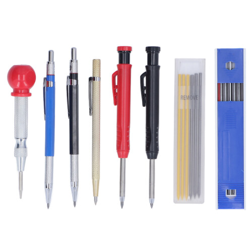 Kit de traçage pour menuisier 2,8/2,0 mm stylos noir et rouge 1