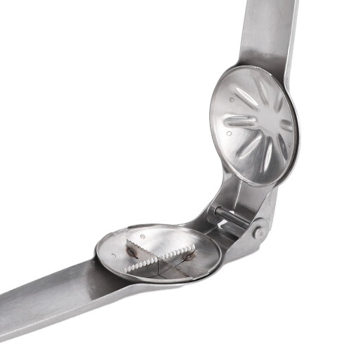 Spaccanoci 18x5,5 cm Argento, design multifunzionale 2
