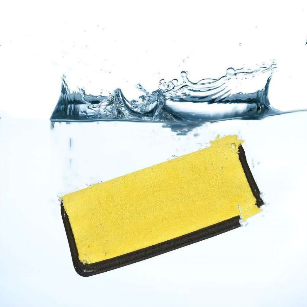 Grayish Double Sided Car Washing Towel Water Absorption Cleaning Cloth Professional Thicken Drying Towellacework 30X30 Yellow 6911321600005