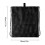 Bolsa de malla de nylon negra con cordón 45x38 cm 1
