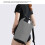 Bolsa seca impermeable tipo cubo de 3 L, gris, para acampar. 12