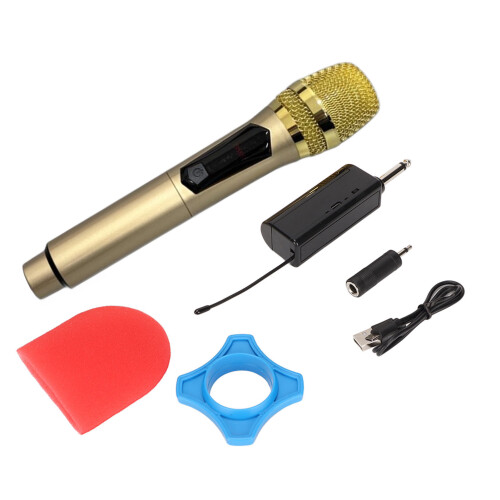 Micrófono inalámbrico 1 para 1 80 Hz-15 kHz pantalla LED 1