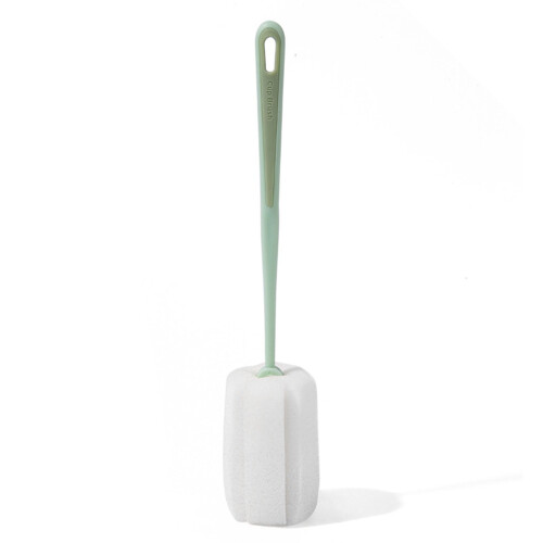Cepillo para botellas con esponja y mango largo verde 360 0.9 oz 1